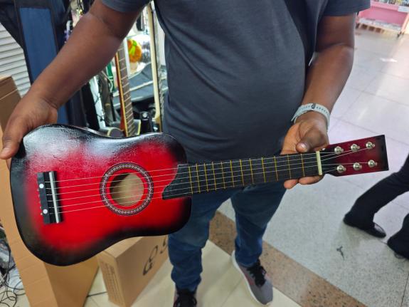 Red-Black Gradient Guitar (Adult Size)
