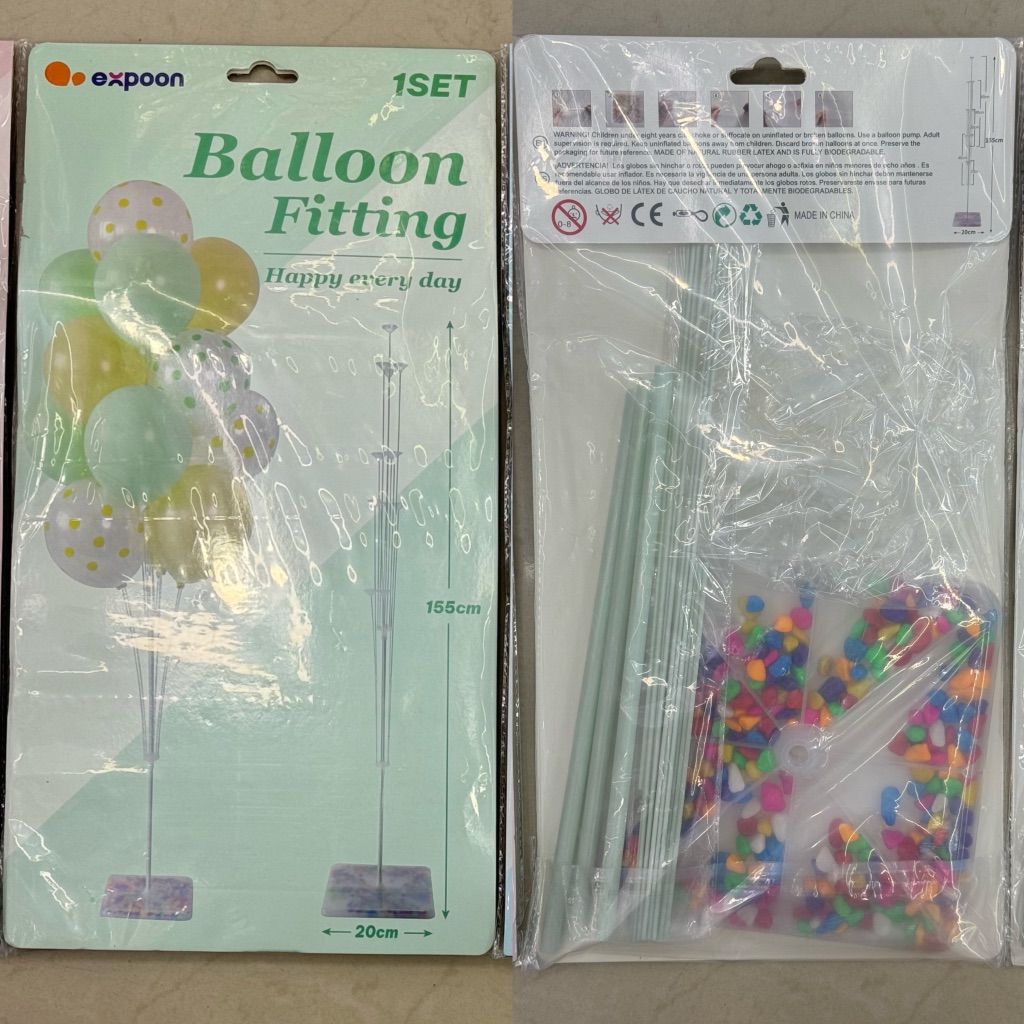 13-Ball Colorful Stone Column Set