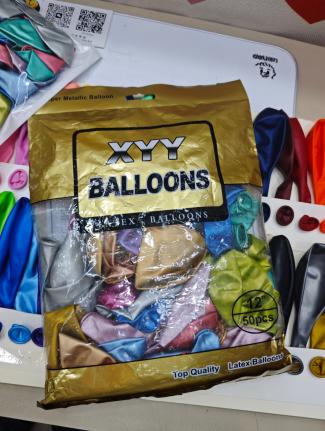 2.8g Metallic Balls - 50pcs/Bag, Assorted Colors per Bag