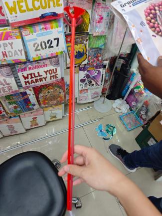 42cm Balloon Stick (Red only?)