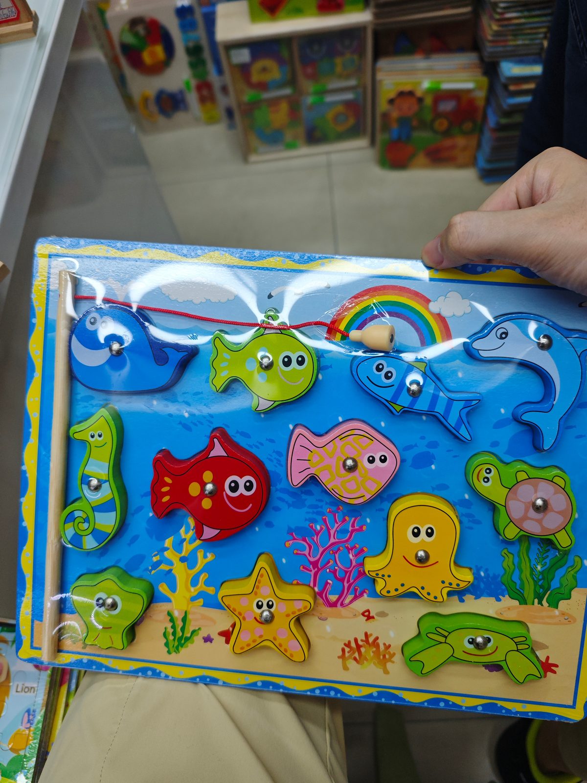 Wooden Magnetic Fishing Board
