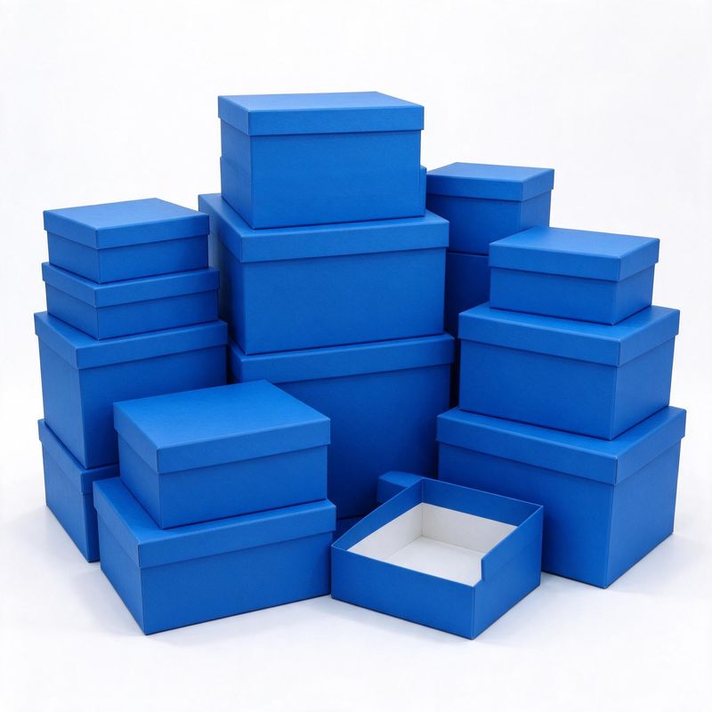 Blue Square Gift Box Set