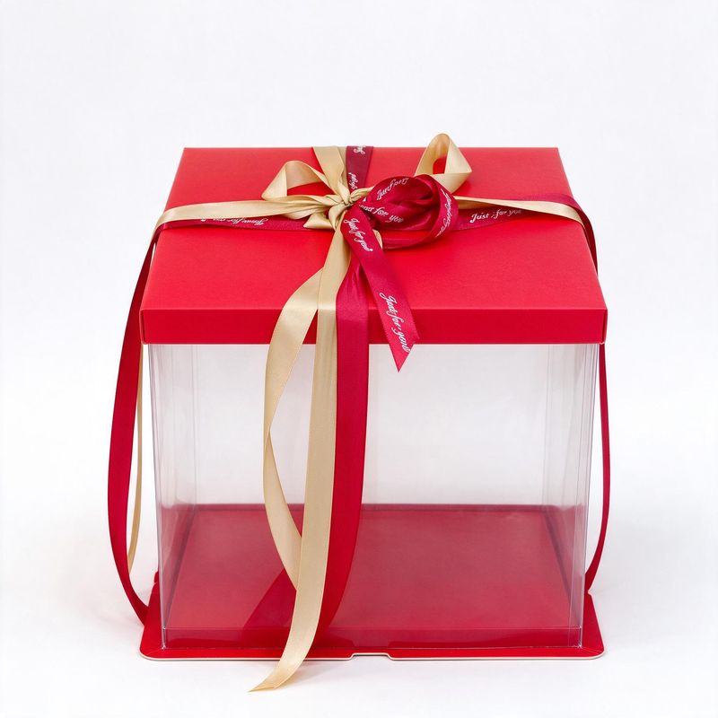 4" Square Box (Gold-lid)